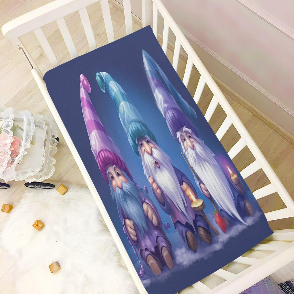 Soft Microfiber Fitted Crib Sheets for Standard Size Baby Mattress Q862