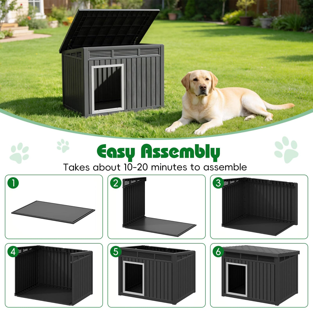 IP68 Waterproof Large Dog House J351527