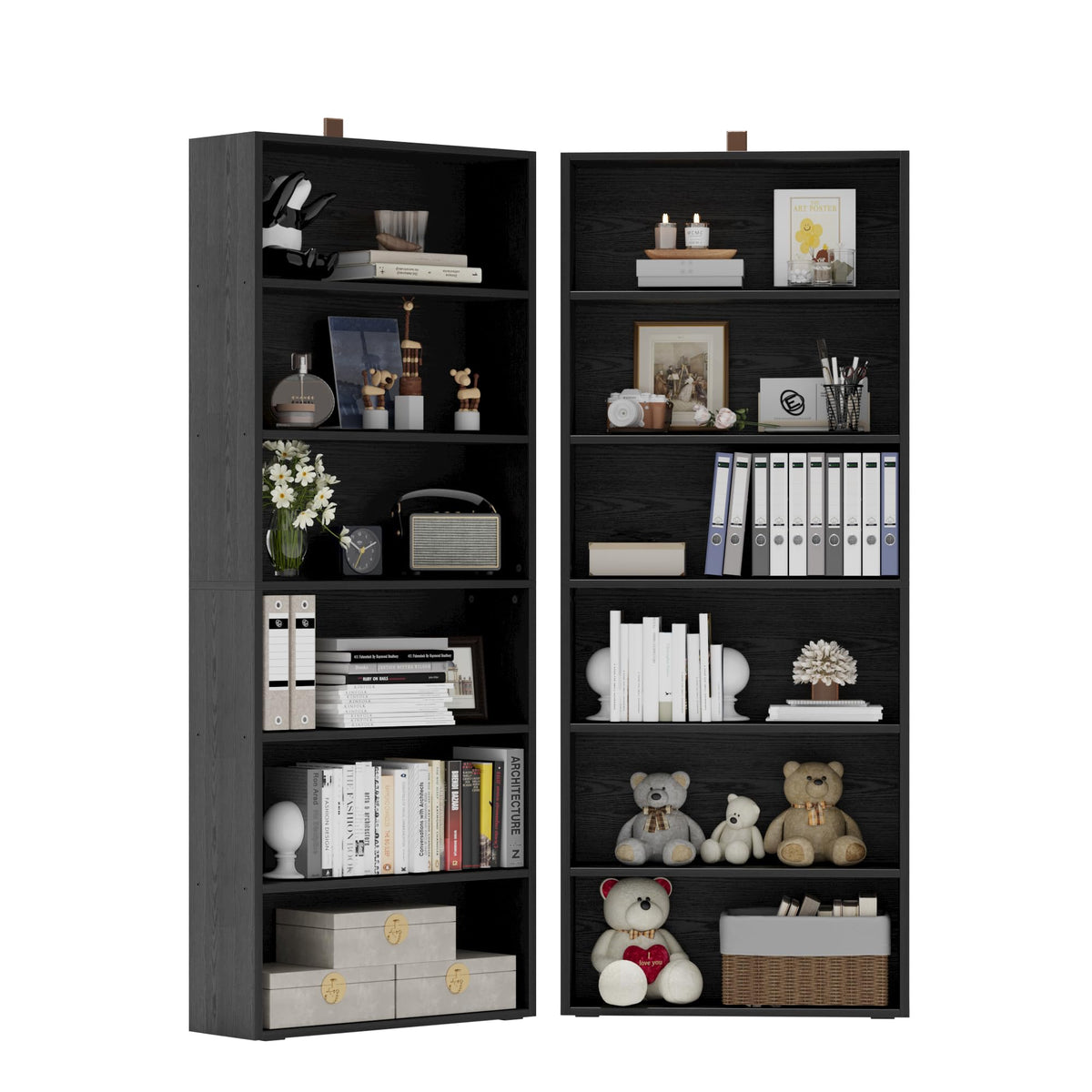 70" Tall 6 Tiers Bookshelf X835741