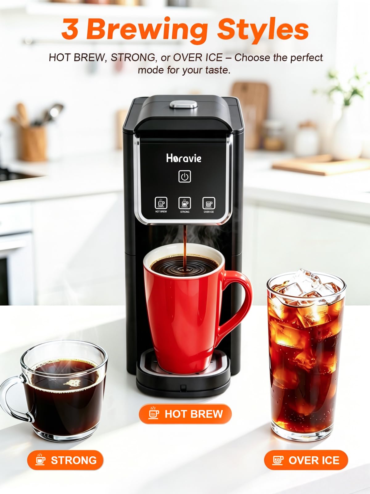 Black Single Serve Coffee Maker W659127
