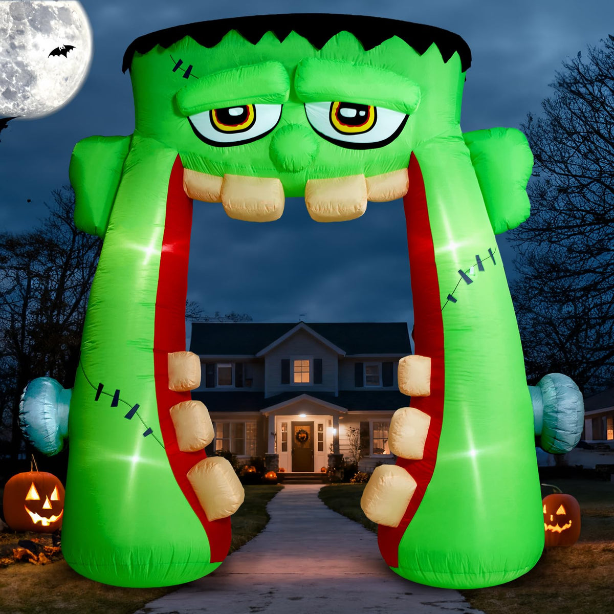 10 FT Halloween Inflatables Archway Outdoor Decorations G93622