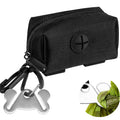 Black Dog Poop Bag Dispenser with Leash Clip P527112