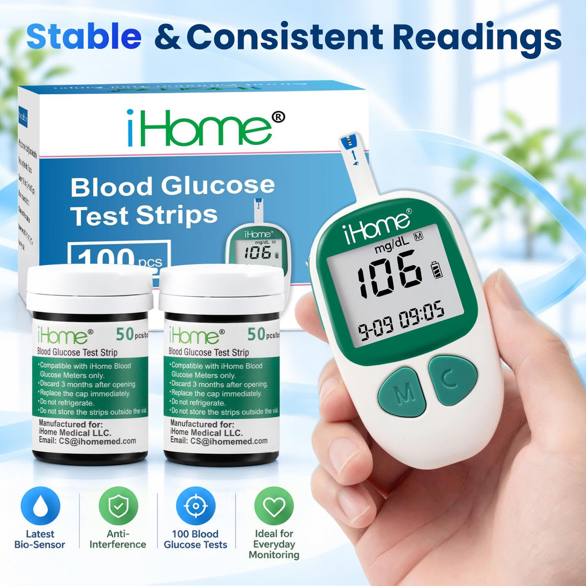 Glucose Test Strips 100 Count X337
