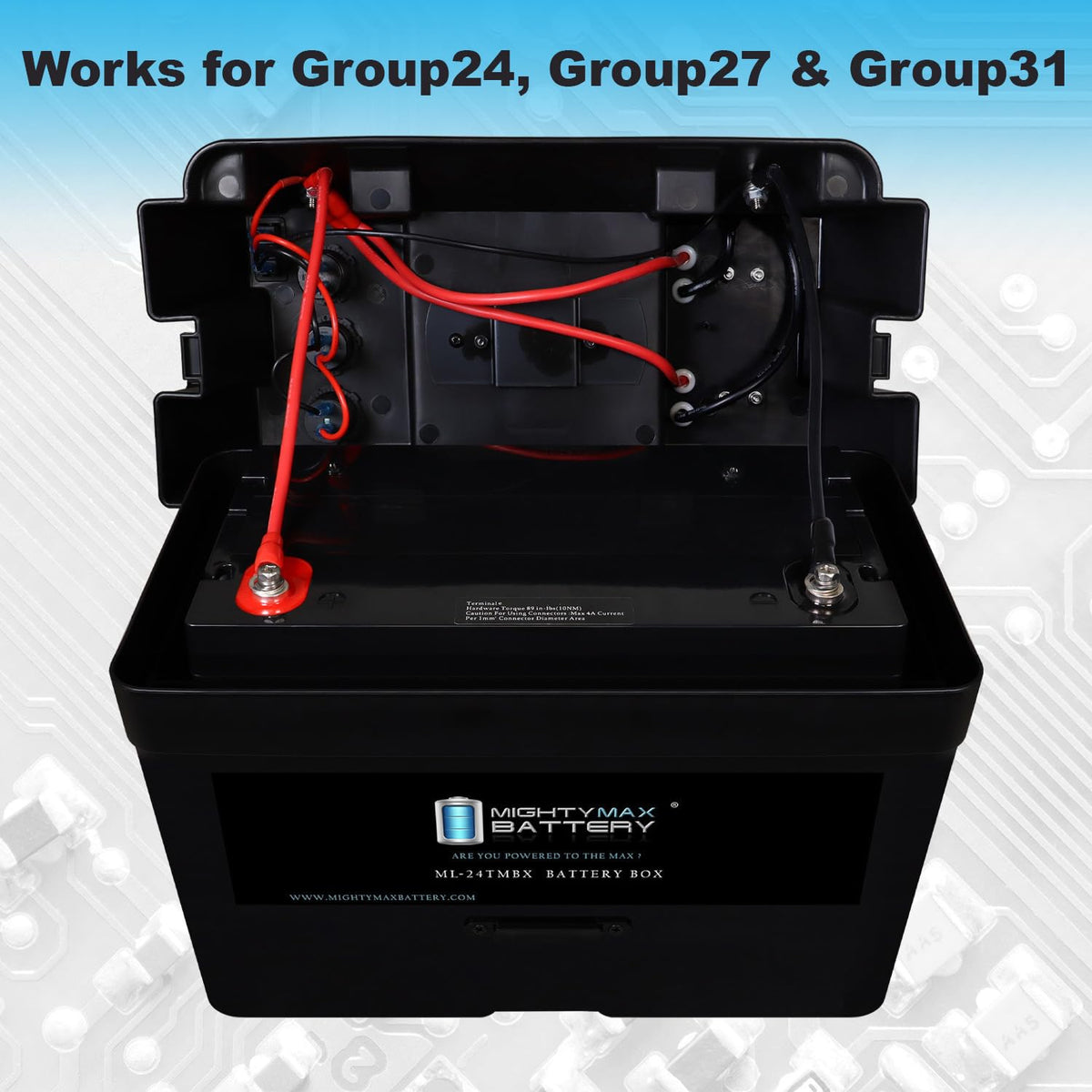 12V 100Ah SLA Battery with Smart Box H429