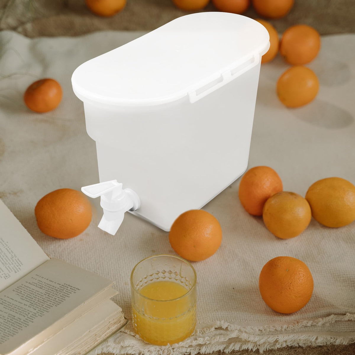 Water Jug with Faucet Large Capacity PP Container C370937