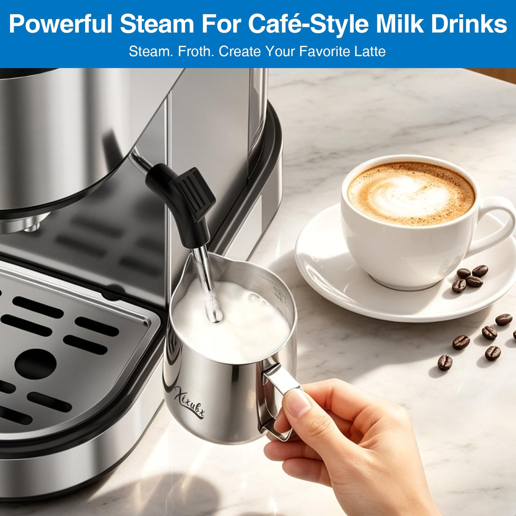 20 Bar Espresso Machine with Milk Frother A7654