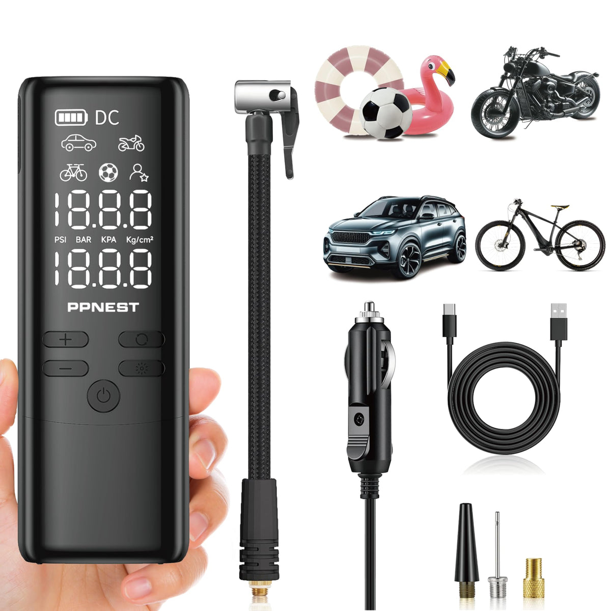Portable Air Compressor 150PSI with Battery A12109