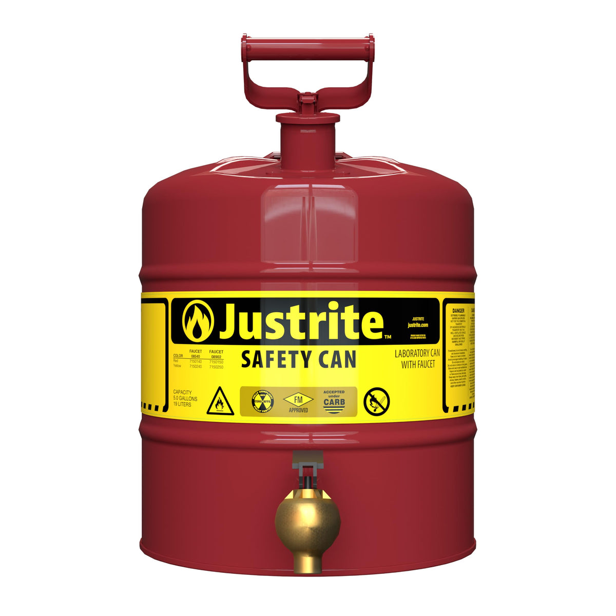 Galvanized Steel Laboratory Safety Can C69865