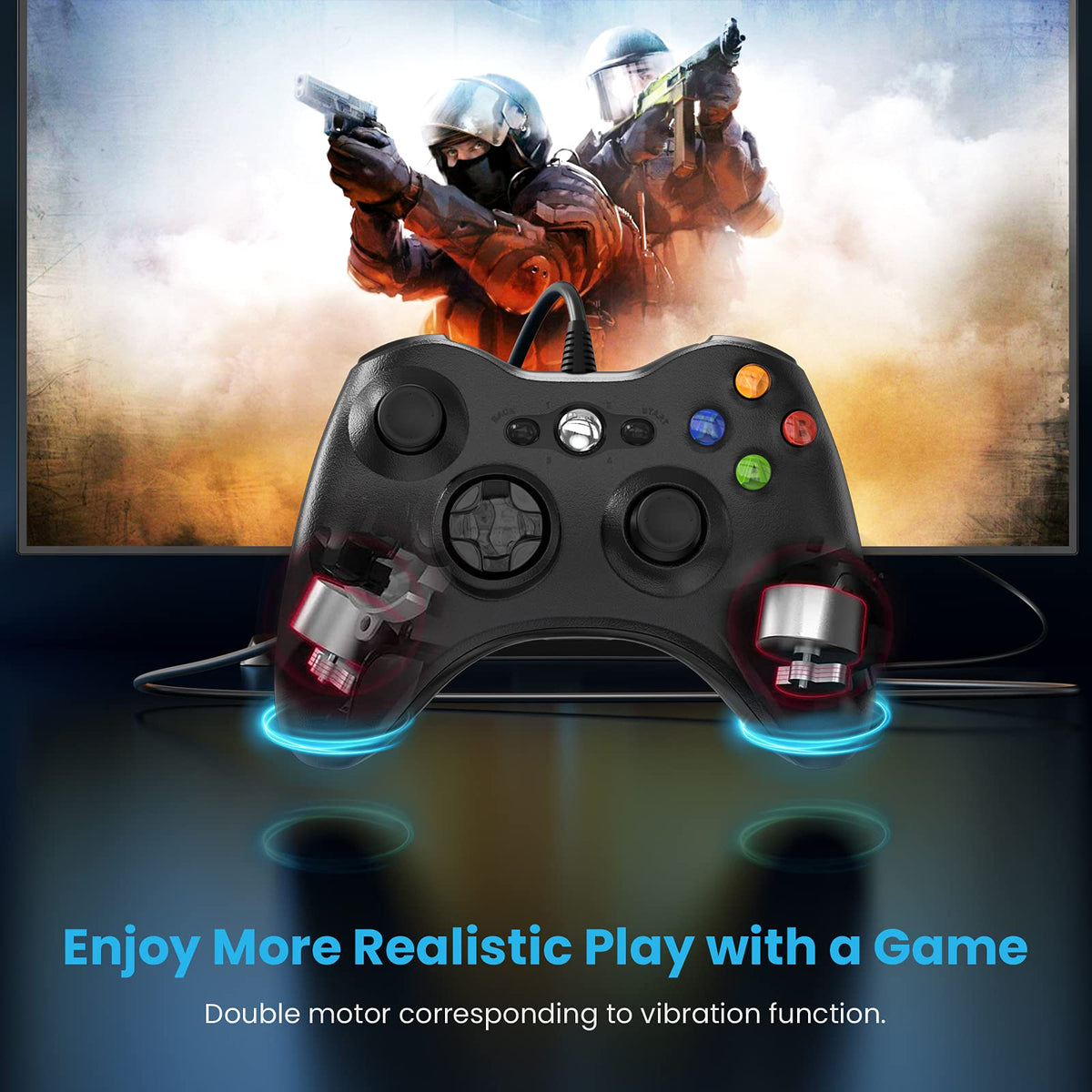 Wired Controller for Xbox 360 and PC K8260