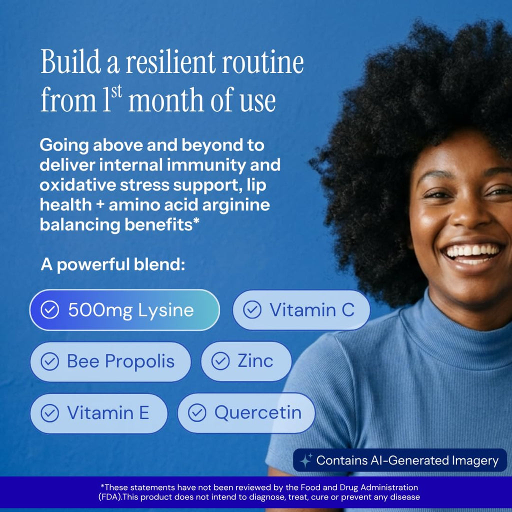 L-Lysine & Propolis with Quercetin, Vitamin C, Vitamin E & Zinc S81556