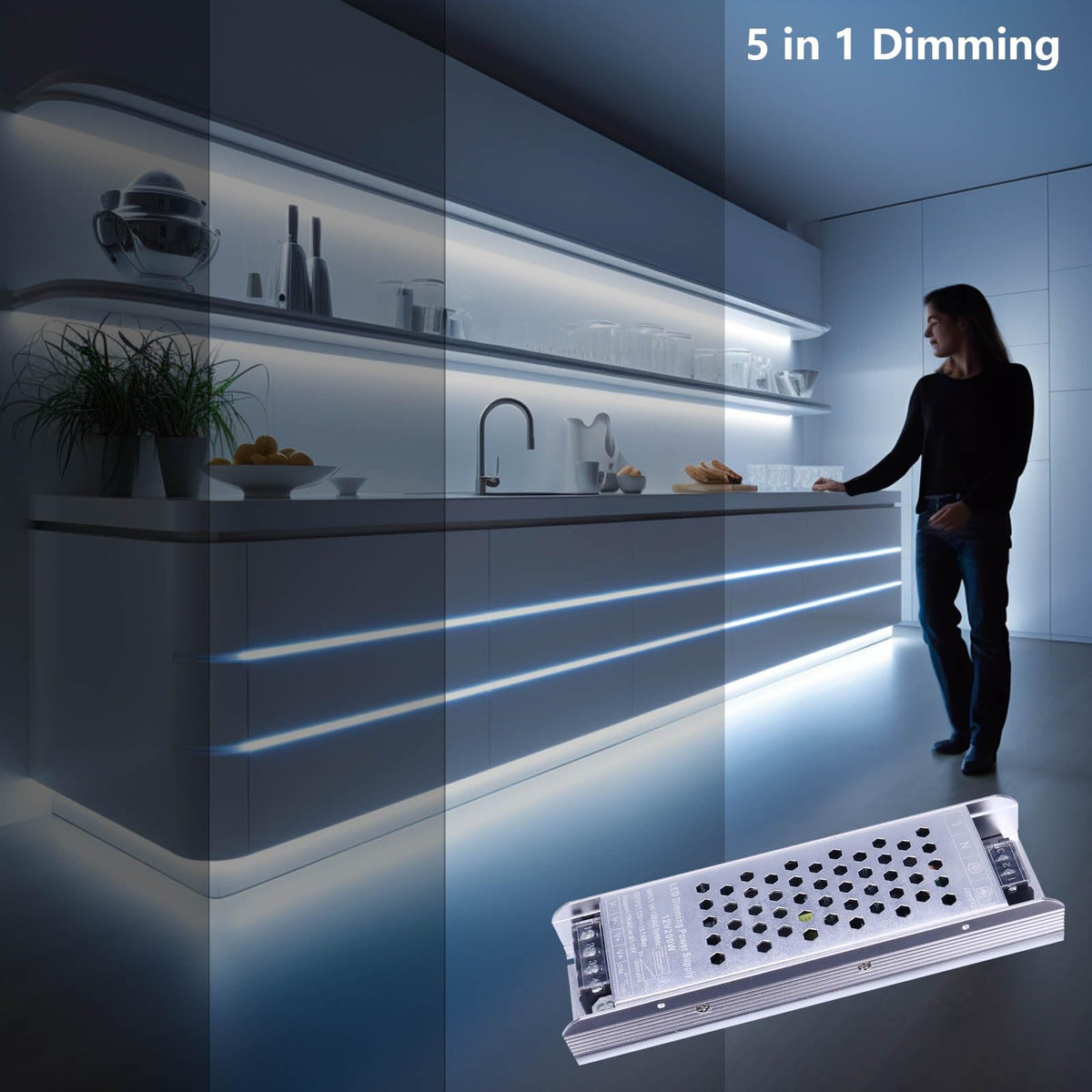 12V 200W Dimmable LED Driver J1222