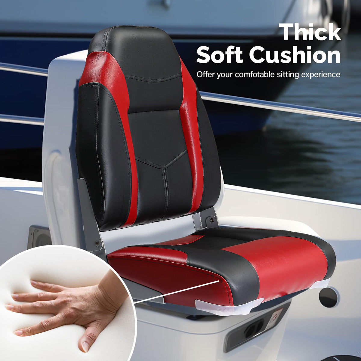 Folding Waterproof Boat Seats 2 Packs D52550