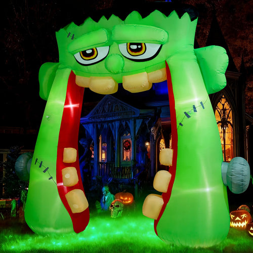 10 FT Halloween Inflatables Archway Outdoor Decorations G93622