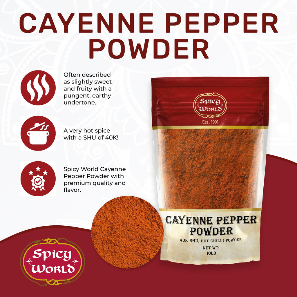 Cayenne Pepper Powder 10 Pound Bulk Bag A751