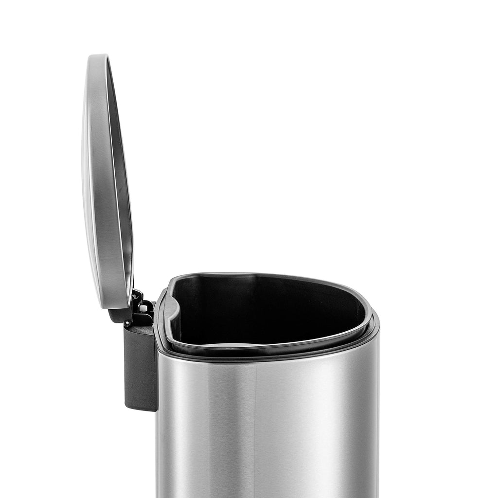 50L Stainless Steel Trash Can with Soft Close Lid K4910