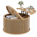 Round Lift Top Coffee Table with Storage T1992