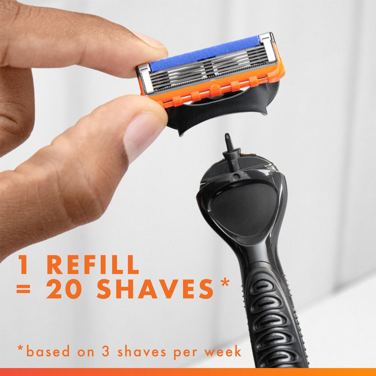 8 Count Razor Blade Refills with Precision Trimmer E358
