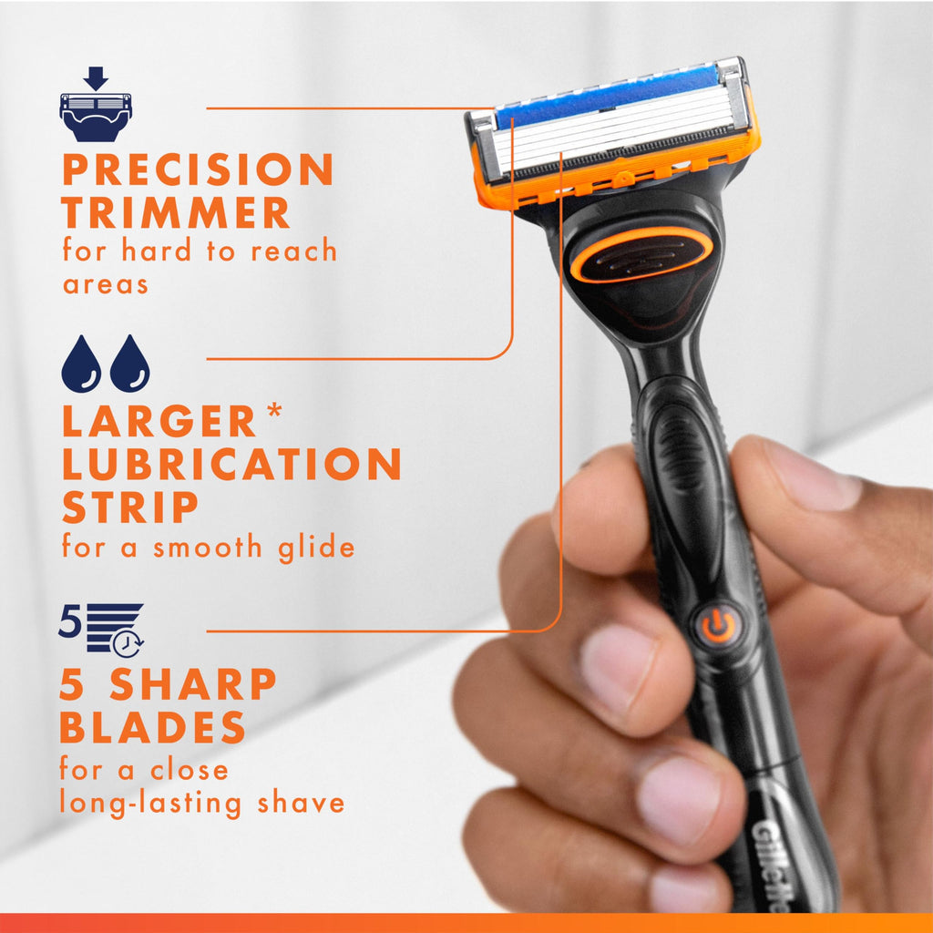 8 Count Razor Blade Refills with Precision Trimmer E358