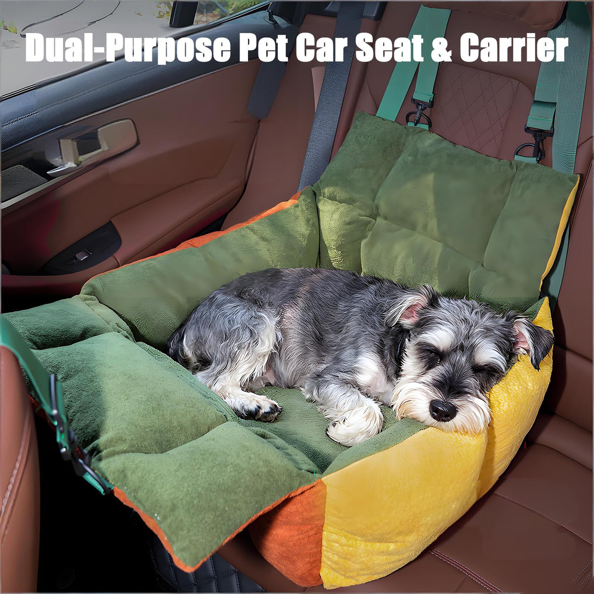 2-in-1 Dog Car Seat for Small Dogs T2065