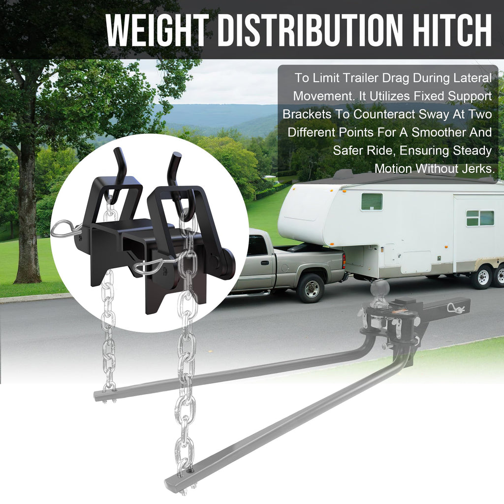 Heavy Duty Weight Distribution Hitches with Sway Control O23112