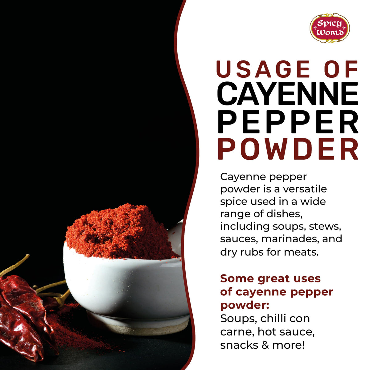 Cayenne Pepper Powder 10 Pound Bulk Bag A751