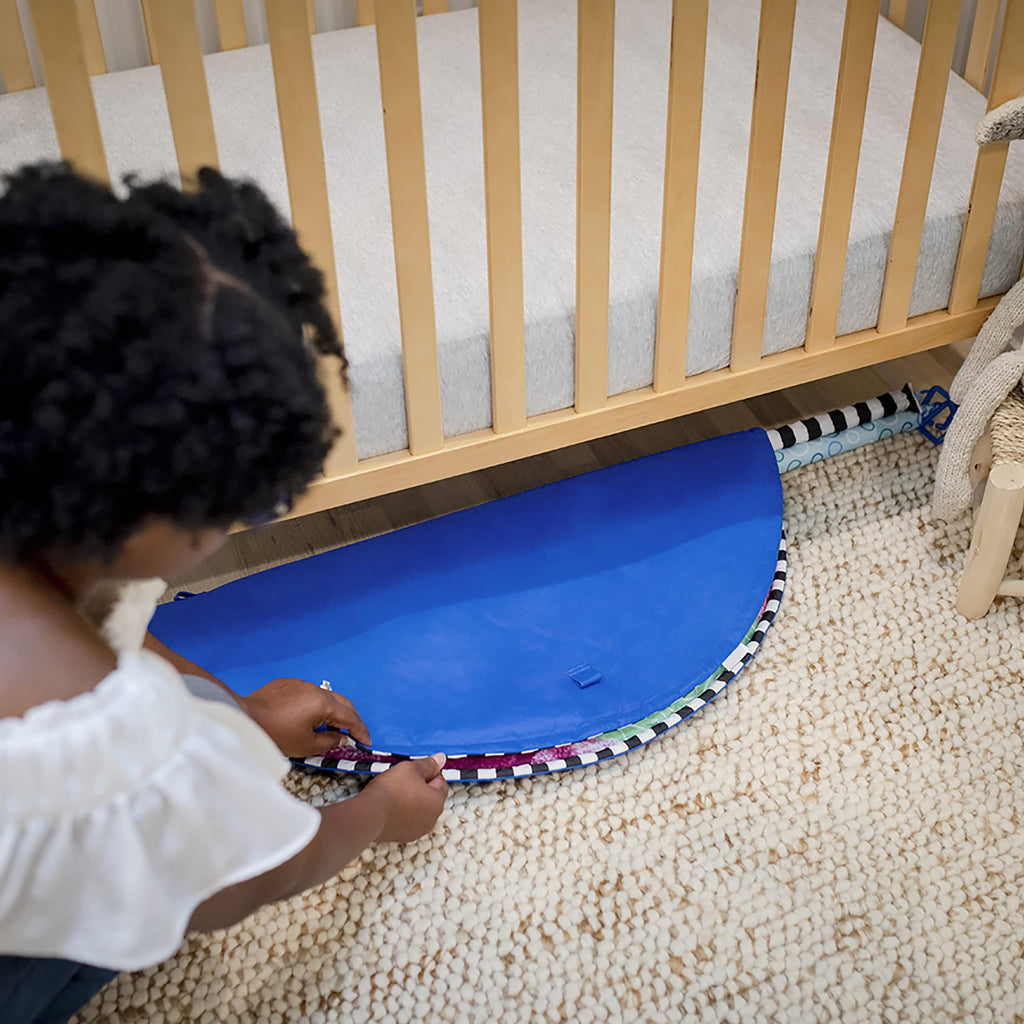 2-in-1 Water Mat Tummy Time Activity Play Gym Sensory Toys J91471