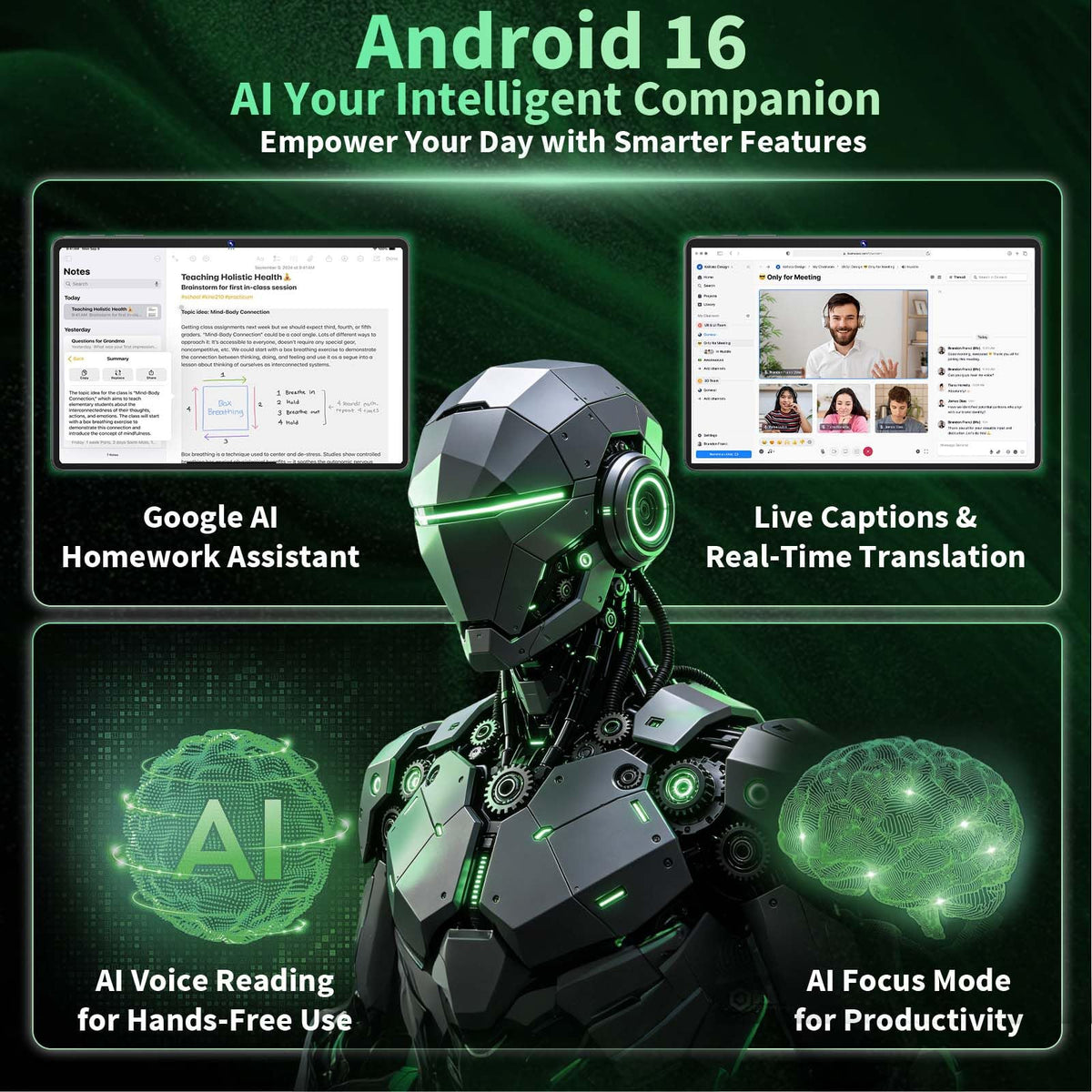 Android 16 Tablet with Keyboard T827507