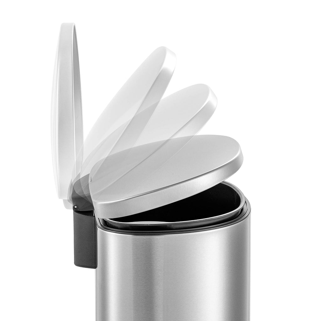 50L Stainless Steel Trash Can with Soft Close Lid K4910
