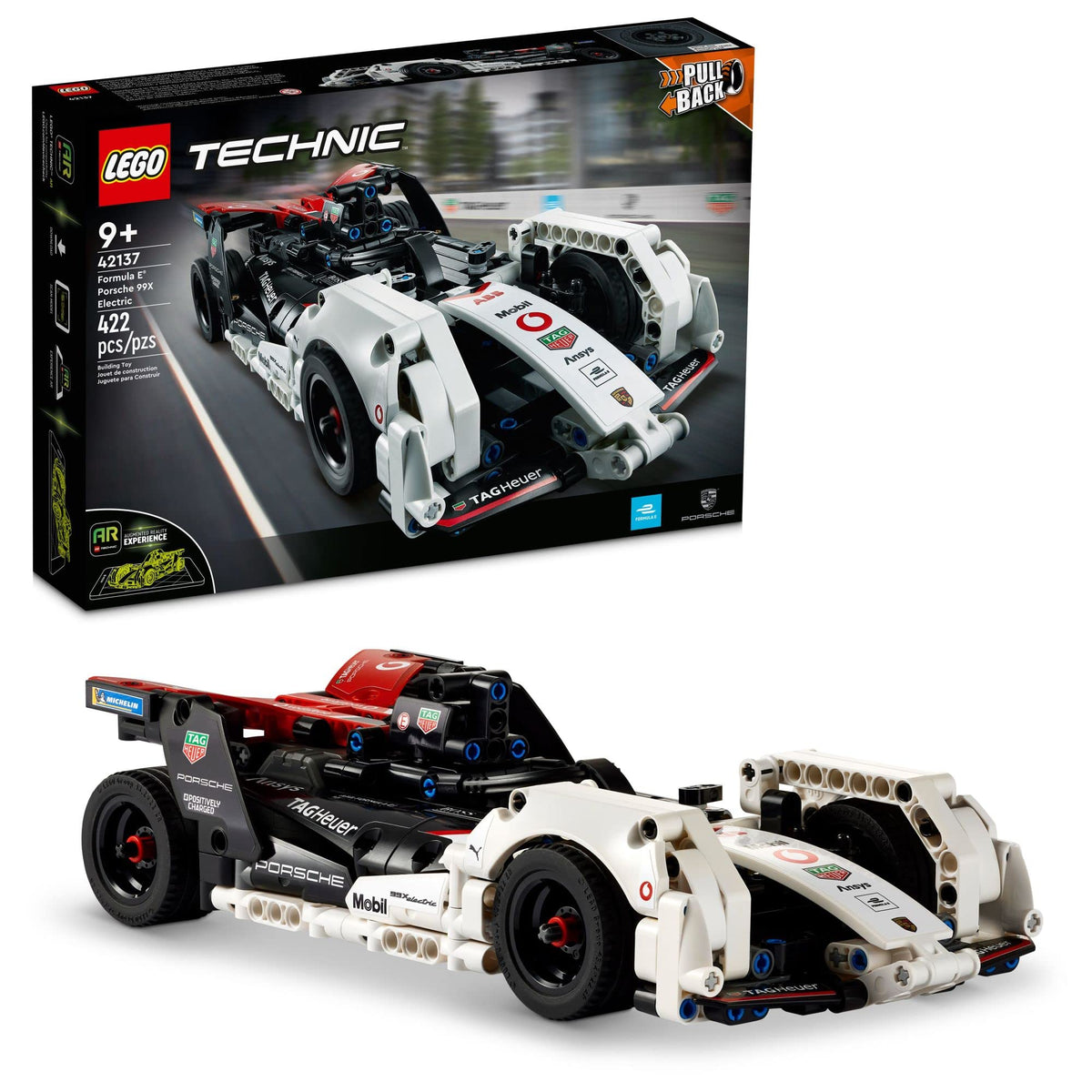 Pull-Back Race Car Model Building Set F856