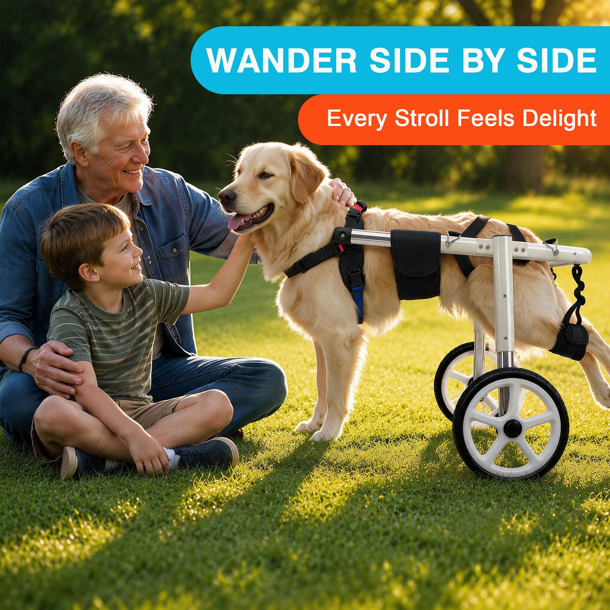 Adjustable Large Dog Wheelchair C25951