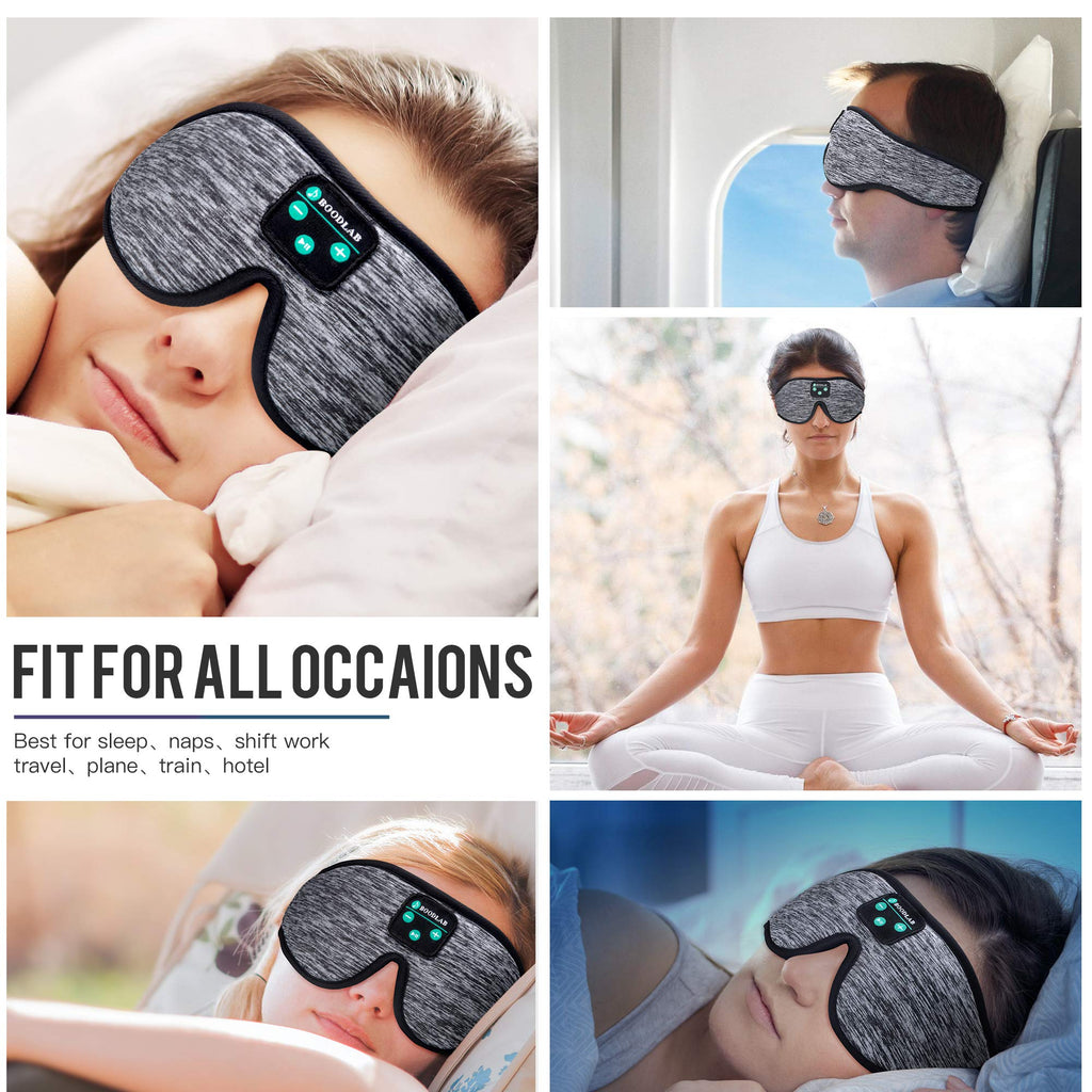3D Sleep Mask with Bluetooth Headphones N235157