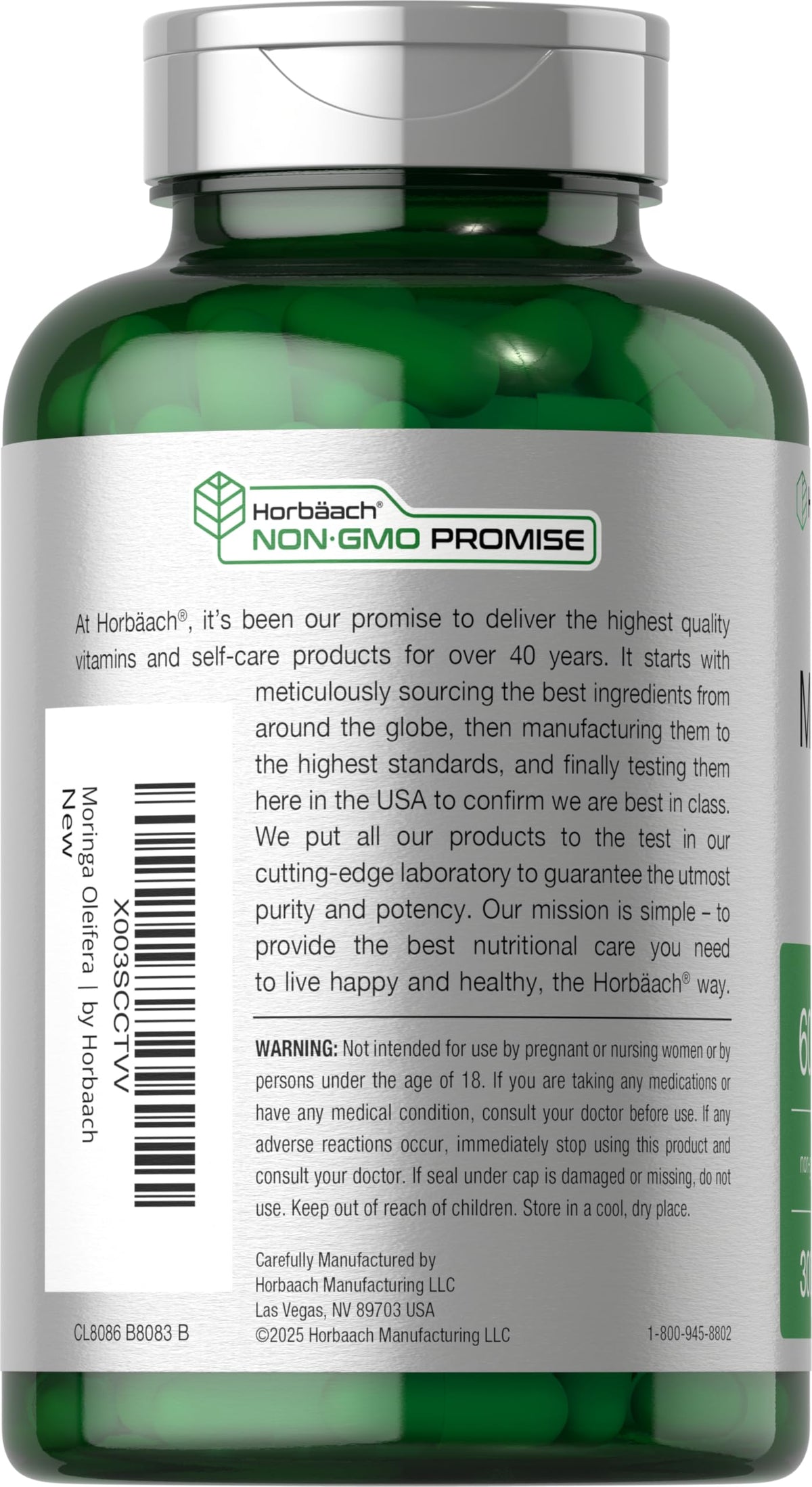 Moringa Oleifera 300 Capsules W188206