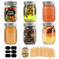 12 oz Glass Canning Jars 6 Pack I811057