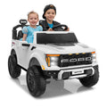 White 24V 2 Seater Ride On Truck A825