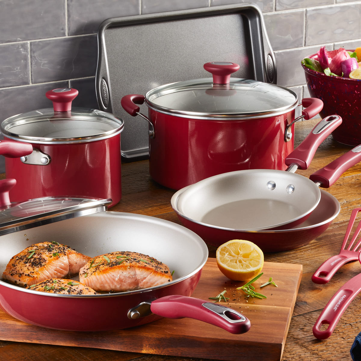 12 Piece Nonstick Cookware Pots and Pans Set G166533